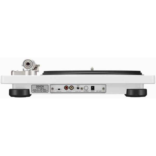 Main product image for Denon DP400WT Belt Driven HiFi Turntable White245-4046